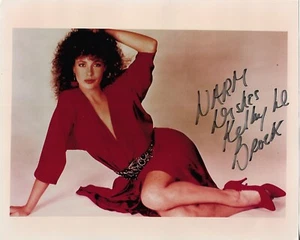 Kelly LeBROCK ""Die Frau in Rot"" handsigniert 8 x 10 signiert Foto COA  - Bild 1 von 2