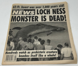 Weekly World News Tabloid Magazine Feb 21 1995 Loch Ness Monster is Dead