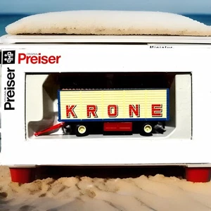 Ho Scale Preiser equipment caravan wagon - Picture 1 of 2