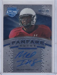 2012 Press Pass FanFare Blue #FF-MI Melvin Ingram 087/199 RC AUTO CHARGERS - Picture 1 of 2