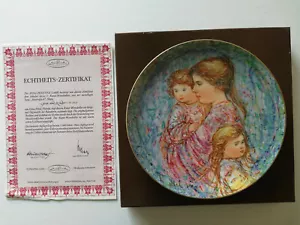Perenna: Edna Hibel: Series Happiness of Motherhood Motif: Gesa And Kids + Ovp ( - Picture 1 of 6