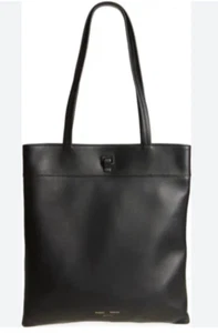 Proenza Schouler Split Leather Black Napa Lambskin Tote Minimalist Designer - Picture 1 of 18