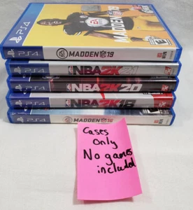 Official Sony PS4 Authentic Replacement 5 Game Case EMPTY original PlayStation - Picture 1 of 9