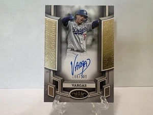 2024 Topps Tier One Break Out Miguel Vargas Autograph 168/199 Dodgers White Sox - Picture 1 of 1