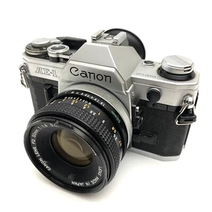Canon AE-1 35mm SLR Film Camera + FD 50mm f/1.8 S.C. Lens – Tested, Working - Imagen 1 de 10