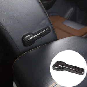 For Ford Ranger 15-22 Seat Adjustment Button Trim Cover ABS Carbon Fiber Pattern - Picture 1 of 11