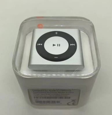 Apple Ipod Shuffle - 4. Generation Silver 2 GB New Sealed - Image 1 of 4