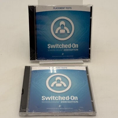 2 pack Switched On Schoolhouse Placement Tests 2008 Edition New Sealed - Image 1 of 4
