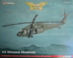 CORGI AVIATION ARCHIVE UH-60A BLACK HAWK - "DOUBLE VISION" DESERT STORM AA35901 - Picture 1 of 19