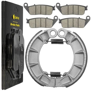 Front Brake Pads & Rear Brake Shoes for Honda PC800 Pacific Coast 89-90 1994-98 - Picture 1 of 7