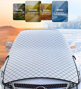 Thicken Snow Cover for Car Hood Windshield Frost Rain Guard Sunshade Protection