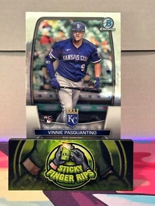 2023 Bowman Chrome Vinnie Pasquantino Refractor Rookie RC Royals - Picture 1 of 2