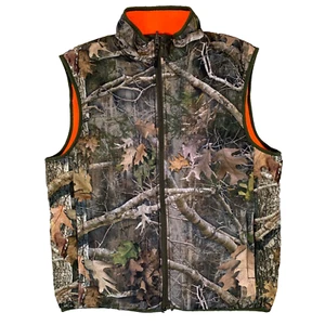 Redhead Reversible TrueTimber Camouflage Green Hunting Vest Men's Size Large L - Picture 1 of 24