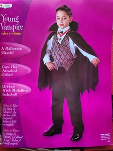 Children's Halloween Costume Young Vampire Size 4-6 - Picture 1 of 4