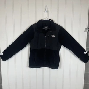 North Face Jacket Womens Denali Polartec Fleece Black Full Zip Casual Size M - Picture 1 of 7