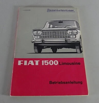 Manual de instrucciones / Manual Fiat 1500 Sedán Stand 06/1966 Foto 1 de 2