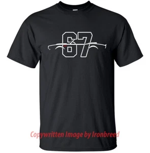 1967 Camaro Cabrio SS T-Shirt Muscle Car Silhouette RS 67 302 327 350 396 - Bild 1 von 6