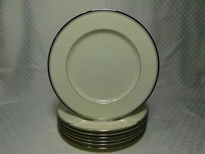 7er Set Mikasa Elite Speiseteller A9112, Elfenbein Bone China Narumi - Bild 1 von 11