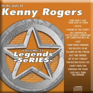 KENNY ROGERS COUNTRY LEGENDS SERIES VOL-21 KARAOKE CD+G NEW IN PLASTIC /PRINT - Picture 1 of 2