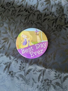 Disney Rapunzel Button Flynn Rider Disney Buttons, Pinback Buttons Best Day Ever - Bild 1 von 4