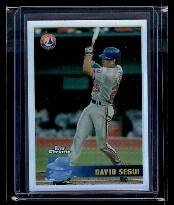1996 Topps Chrome Refractor #44 David Segui Expos *¡Conjunto icónico!* Foto 1 de 2