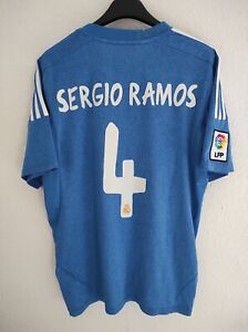 REAL MADRID 2013-2014 Sergio Ramos 4 camiseta shirt trikot maillot maglia M