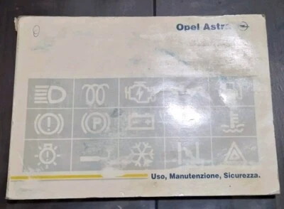 Libretto Uso E Manutenzione Opel Astra Anni 90 O.I. - 818/9 - Immagine 1 di 4
