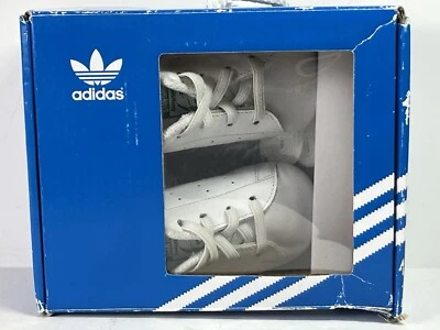 Adidas Stan Smith Infantil Cuna Zapatos Tenis Talla 2k Blanco con Verde Nuevo en Caja Foto 1 de 4