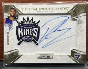DeMarcus Cousins Panini R&S 2010-11 parche dorado tarjeta automática #'d 22/25 - Imagen 1 de 2