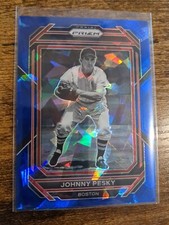 Johnny Pesky 2023 Prizm Baseball Blue Cracked Ice Prizm #231 Boston Red Sox