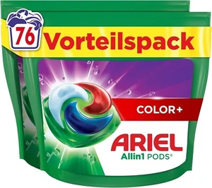 Ariel Laundry Detergent Pods All-In-1, Liquid Detergent Capsules 76 Loads , Col - Bild 1 von 8