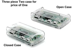 Custodia SB alta qualità Raspberry Pi Zero - trasparente/trasparente **ACCESSO a tutte le porte - Foto 1 di 1