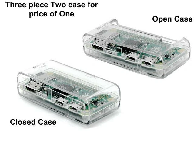 SB High Quality Raspberry Pi Zero Case - Clear/Transparent **ACCESS to all Ports - Image 1 of 1