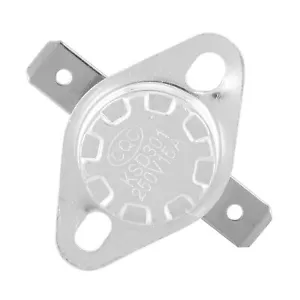 5Pcs Thermostat Switch KSD301 250V 15A NC Temperature Control Switch 65℃ - Picture 1 of 8