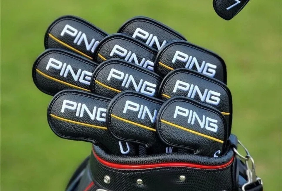 [MAGNETIC] PING Iron Head Cover 10 Pcs 4-P, U, S, W (Black) - Image 1 of 1