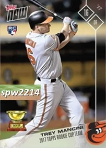 2017 Topps Now All Star Rookie Cup Team Trey Mancini #OS16 - Imagen 1 de 1