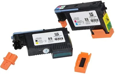 Reman Compatible HP88Printhead C9381A Black Yellow C9382A Magenta Cyan Printhead - Image 1 of 4