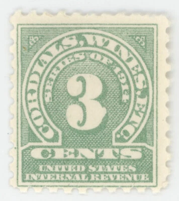 US Rev Scott #RE6 | Mint NG | Fine - Image 1 of 2