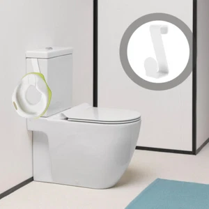 3 Stück Z Form Haken Toilettenhalter Bad Töpfchen Aufhänger WC Tank Haken - Bild 1 von 12