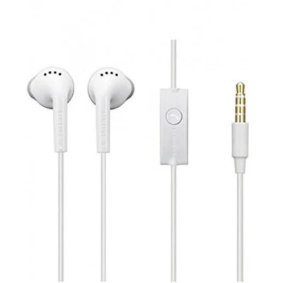 ORIGINAL SAMSUNG GALAXY A21s STEREO HEADSET MUSIK KOPFHÖRER 3,5mm Klinke WEISS* - Bild 1 von 3