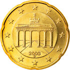 [#818828] Germania - Repubblica Federale, 20 Euro Cent, 2003, Munich, Fdc, Otton