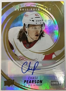 Chase Pearson 2022-23 Upper Deck Trilogy Gold Rookie Auto #207 /33 - Red Wings - Picture 1 of 2