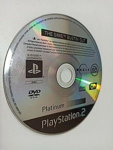 THE SIMS BUST'IN OUT PS2 PLATINUM - SOLO DISCO E CUSTODIA GENERICA - Picture 1 of 1