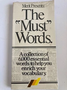 UNOPENED 1979 First Edition • Merit: The "Must" Words • Craig & Peter Norback - Picture 1 of 1
