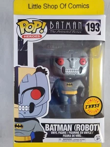 Funko Pop! Batman Animated Series Batman Robot #193 Chase Vinyl Fig See Photos - Picture 1 of 21