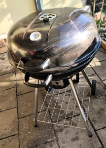 BBQ DELUXE Kugelgrill 57 cm fahrbar mit kupfer-farbiger Haube / Holzkohlegrill - Bild 1 von 8