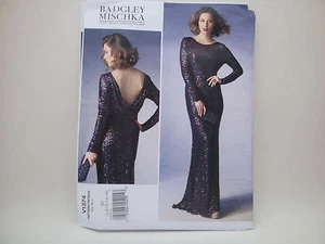 Vogue 1374, Badgley Mischka Evening Formal Prom Dress Pattern, 6-14 or 14-22 - Picture 1 of 12