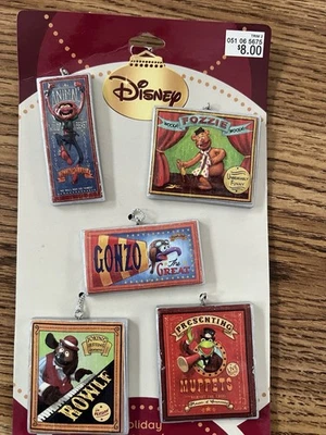 LOTE DE 5 ADORNOS NAVIDEÑOS DE LOS MUPPETS DISNEY 1998 ANIMAL Nuevo con etiquetas Foto 1 de 2