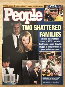 People Magazine (August 1999) JFK, Jr; Carolyn Kennedy - Two Shattered Families - Picture 1 of 10
