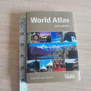 World Atlas Mini Edition HEMA Maps Discover your world Time Zones - Picture 1 of 9